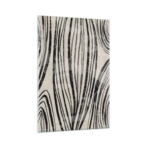 Schilderen op glas - Lijnoverstromingsvlakte - 80x120 cm