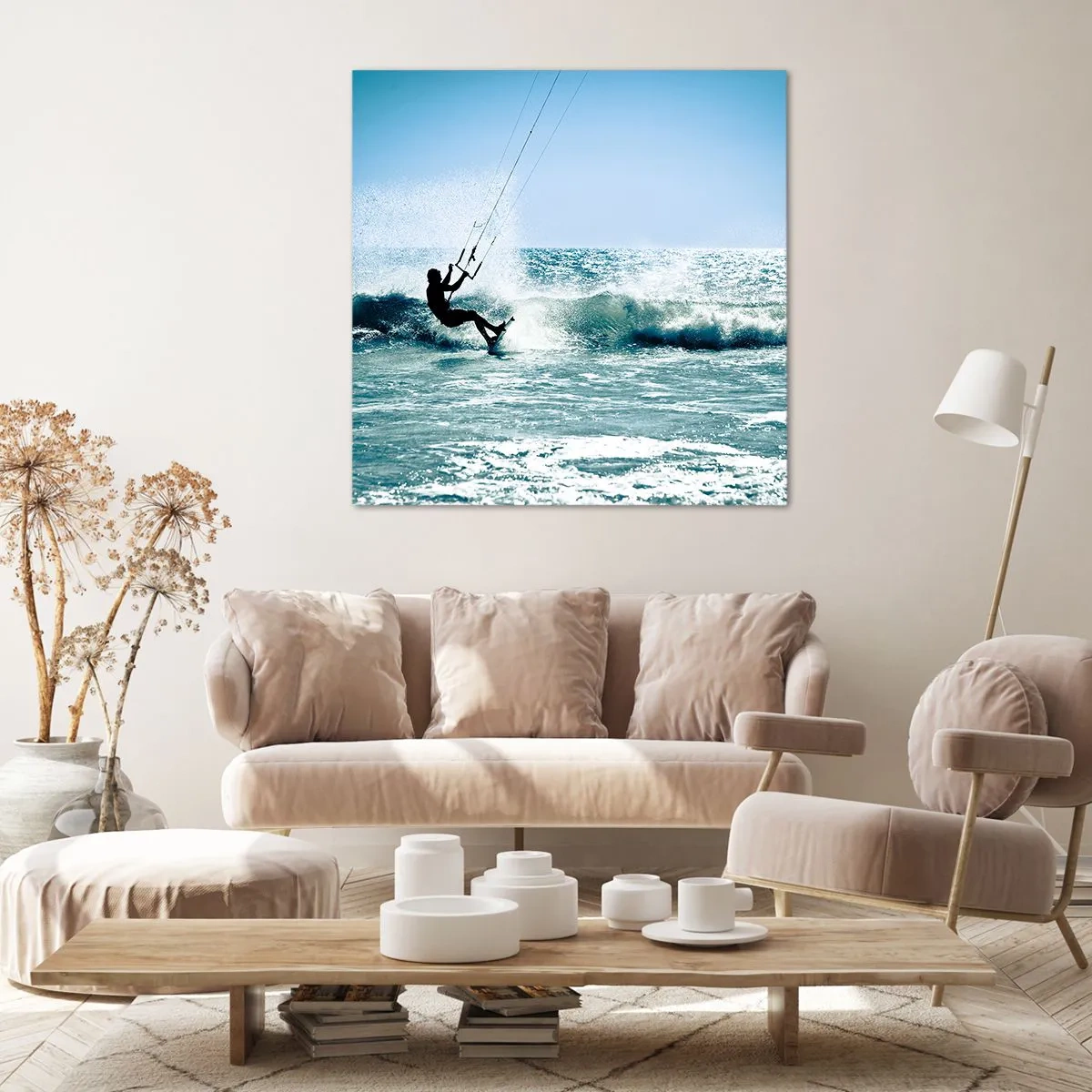 Schilderen op canvas - Laat je meeslepen - 70x70 cm