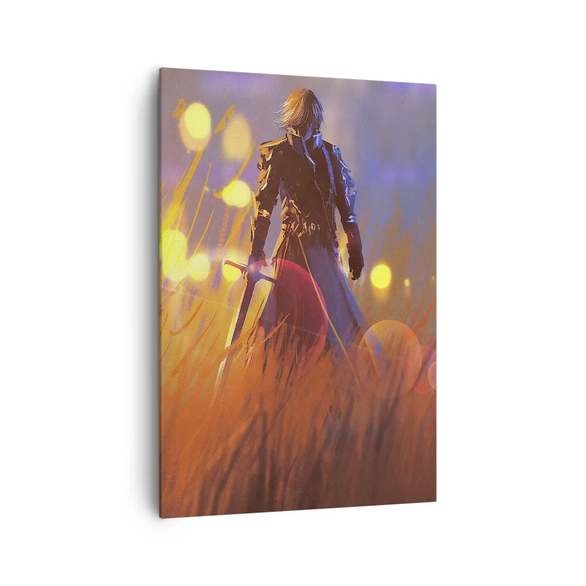 Schilderen op canvas - Dolende ridder - 70x100 cm