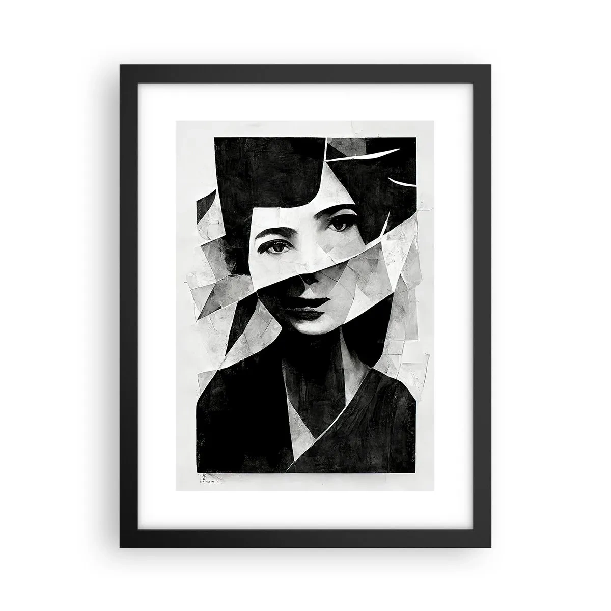 Poster in een zwarte lijst - Echt wat je bent... - 30x40 cm