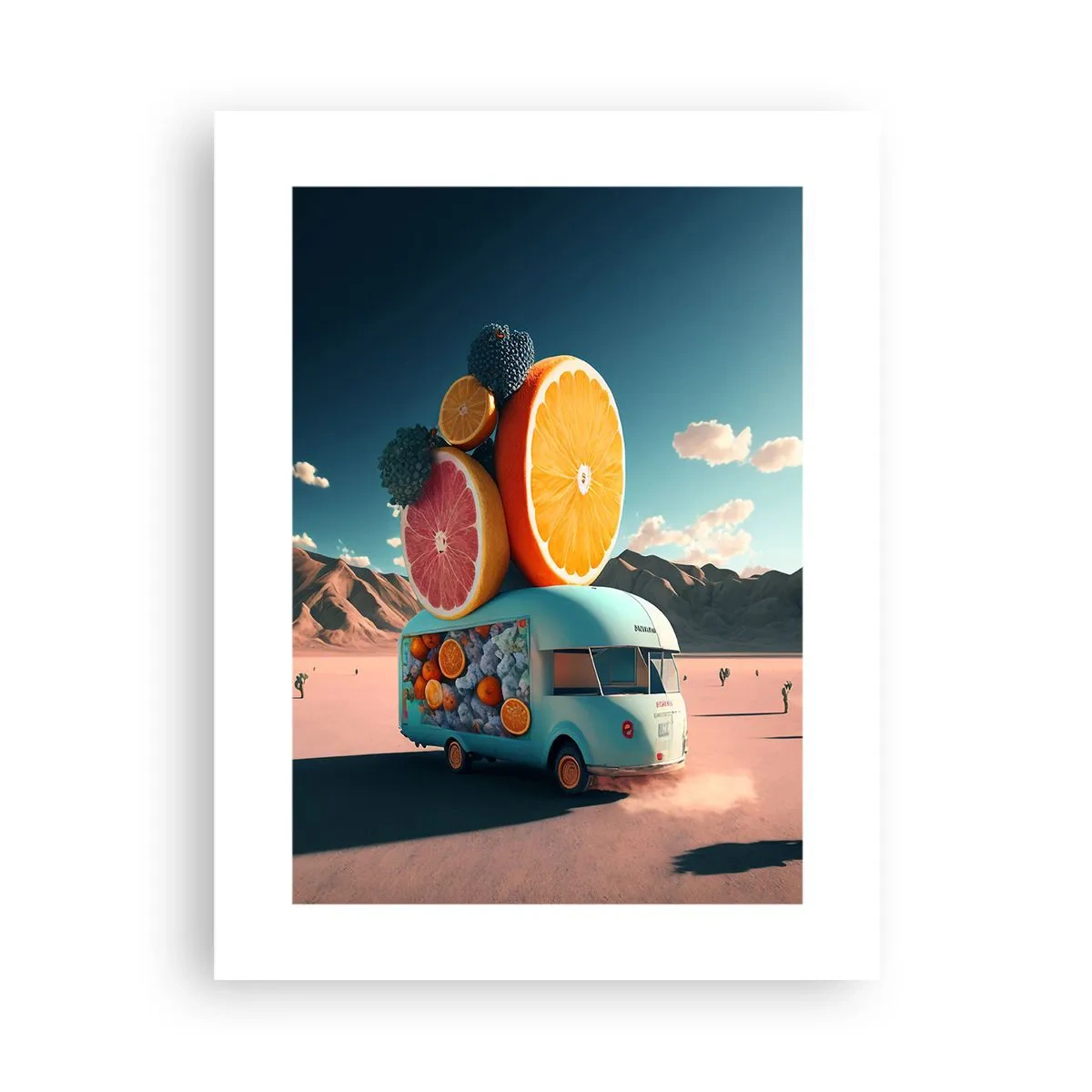 Poster - De smaak van vakantie - 30x40 cm