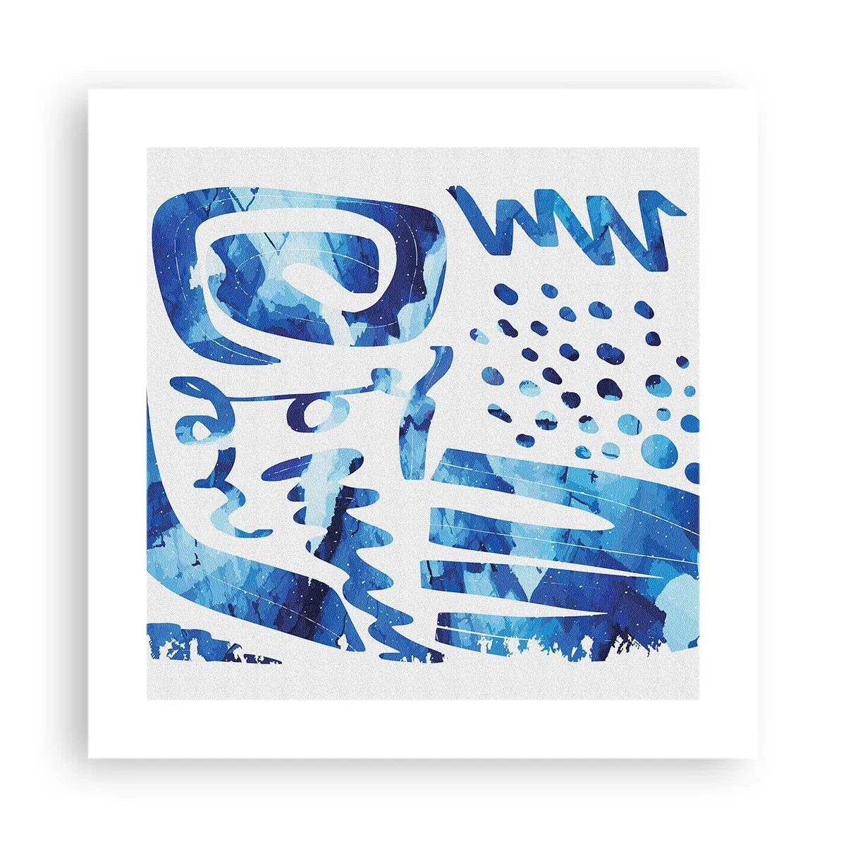 Poster - Terug naar de wortels - 40x40 cm