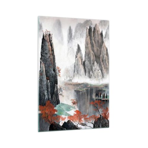 Schilderen op glas - Krachtige voogden - 70x100 cm