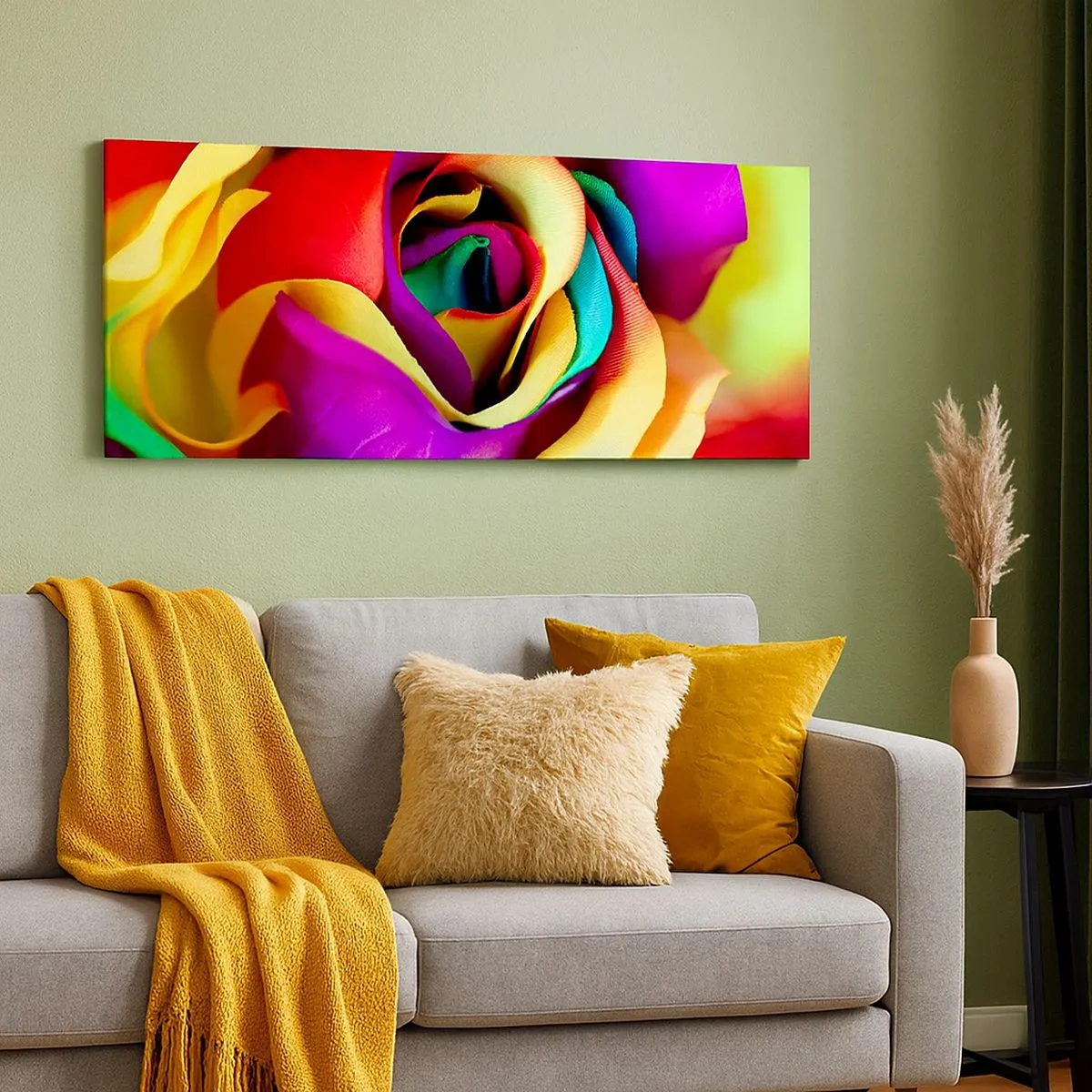 Schilderen op canvas - Het is onmogelijk - 100x40 cm