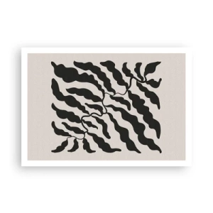 Poster - Natuur van een vierkant - 100x70 cm