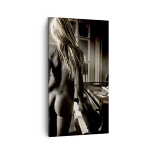 Schilderen op canvas - Perfecte harmonie van de avond - 45x80 cm