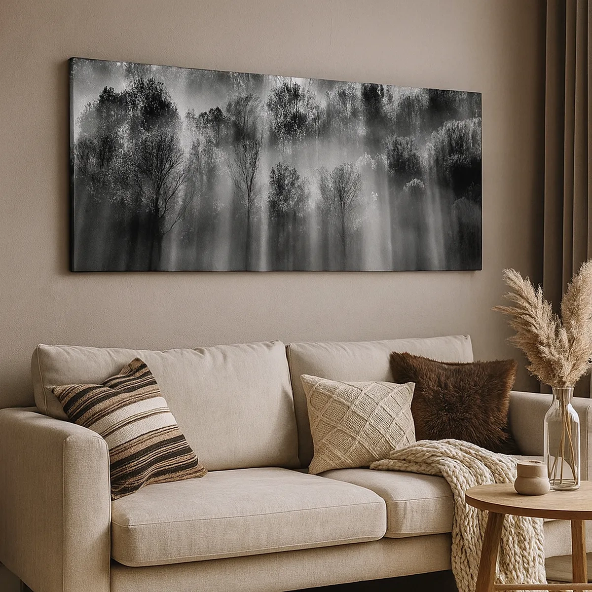 Schilderen op canvas - In stromen van licht - 30x30 cm