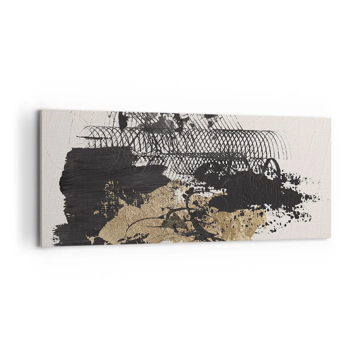 Schilderen op canvas - Compositie met passie - 120x50 cm