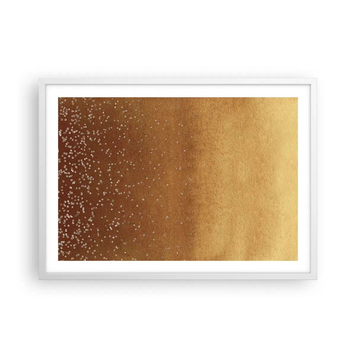Poster in een witte lijst - De geboorte van het licht - 70x50 cm