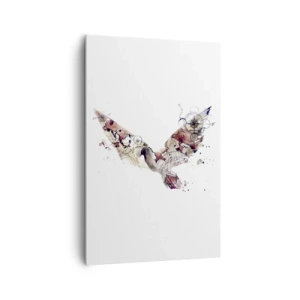 Schilderen op canvas - Een bovenhandse wandelaar - 80x120 cm