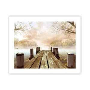 Poster - Het milde verdriet van de herfst - 50x40 cm