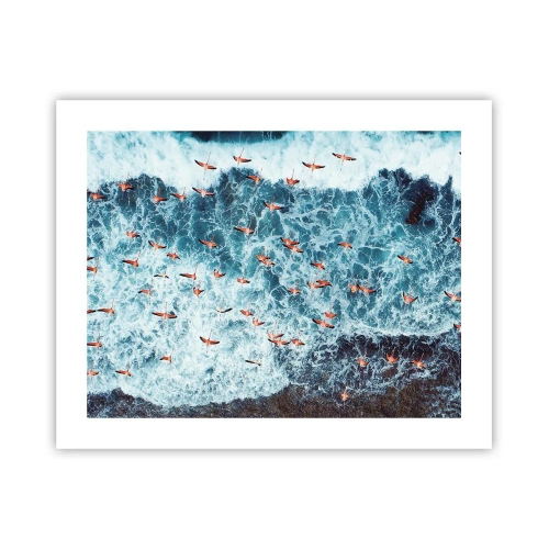 Poster - De kustparade - 50x40 cm
