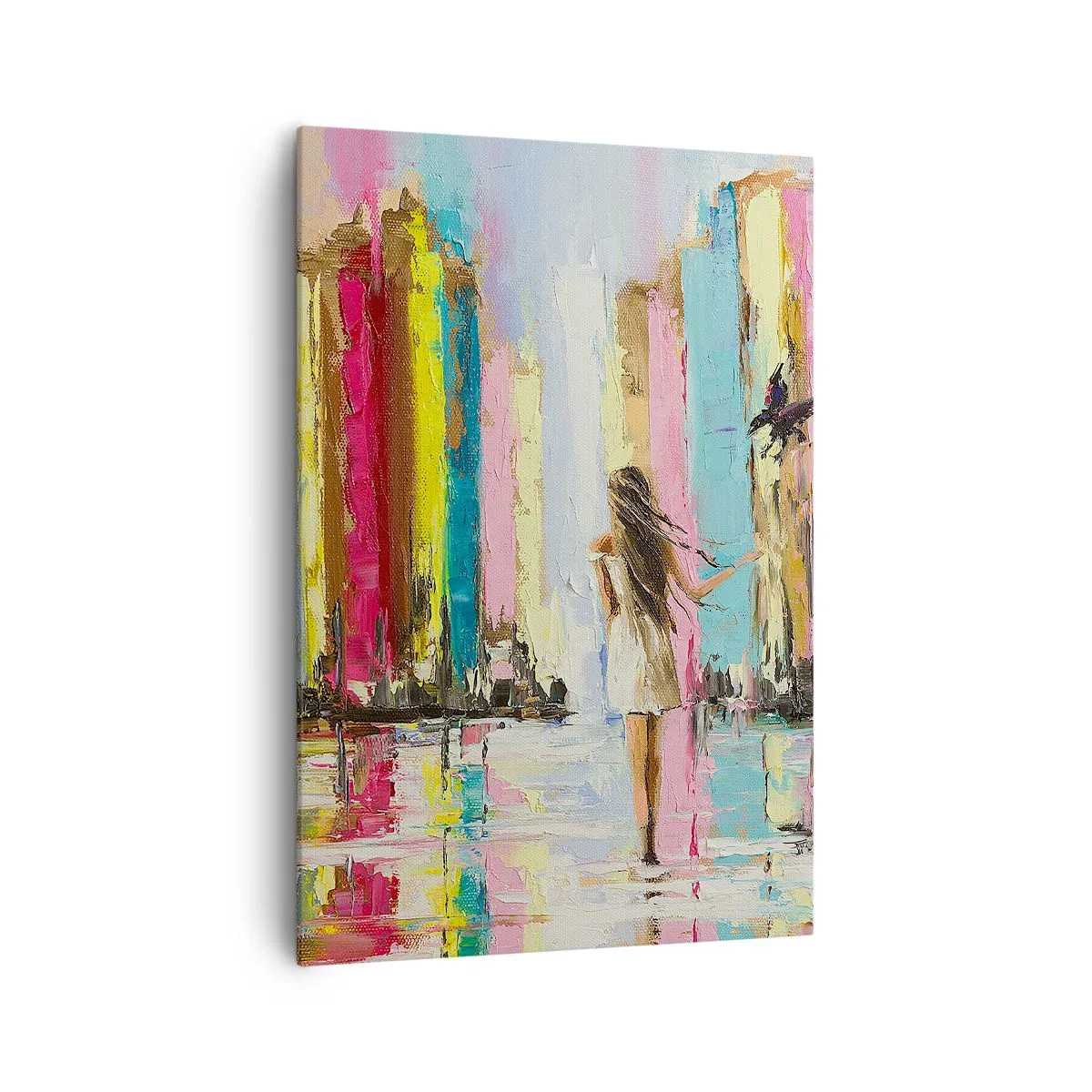 Schilderen op canvas - Volg mij - 70x100 cm