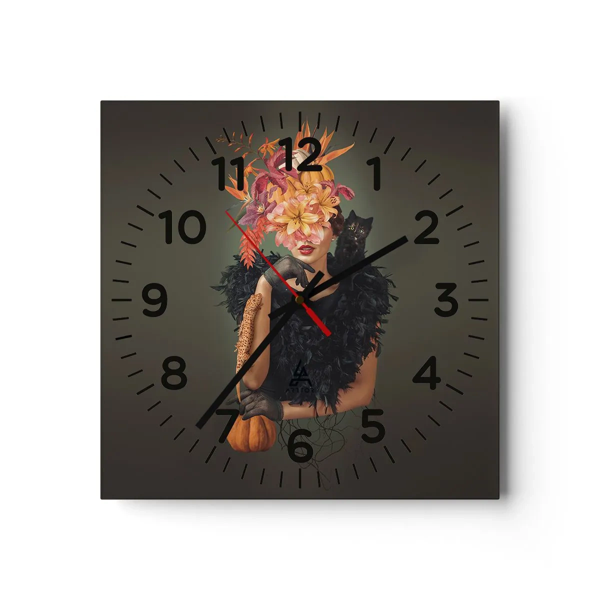 Wandklok - Klok - De spreuk van een heks - 30x30 cm