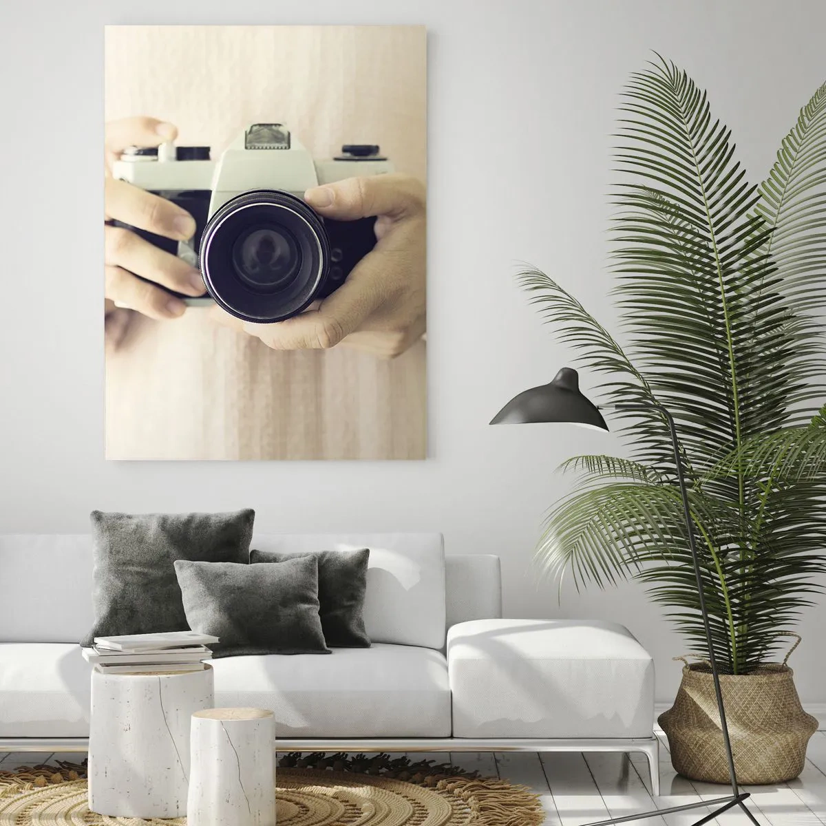 Schilderen op glas - Om meer te zien... - 70x100 cm