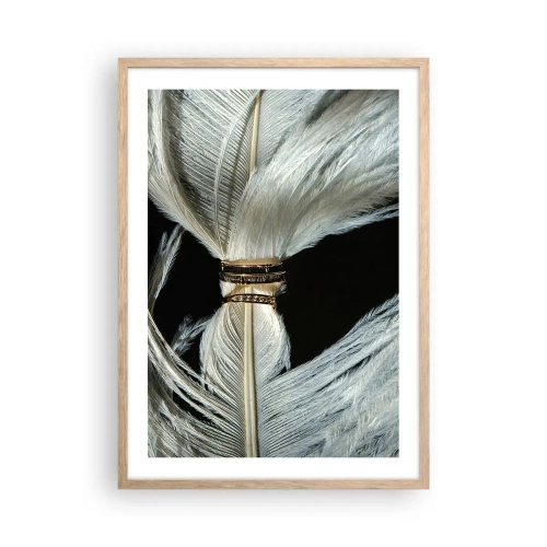 Een poster in een licht eiken lijst - ... en ik zal je niet verlaten ... - 50x70 cm