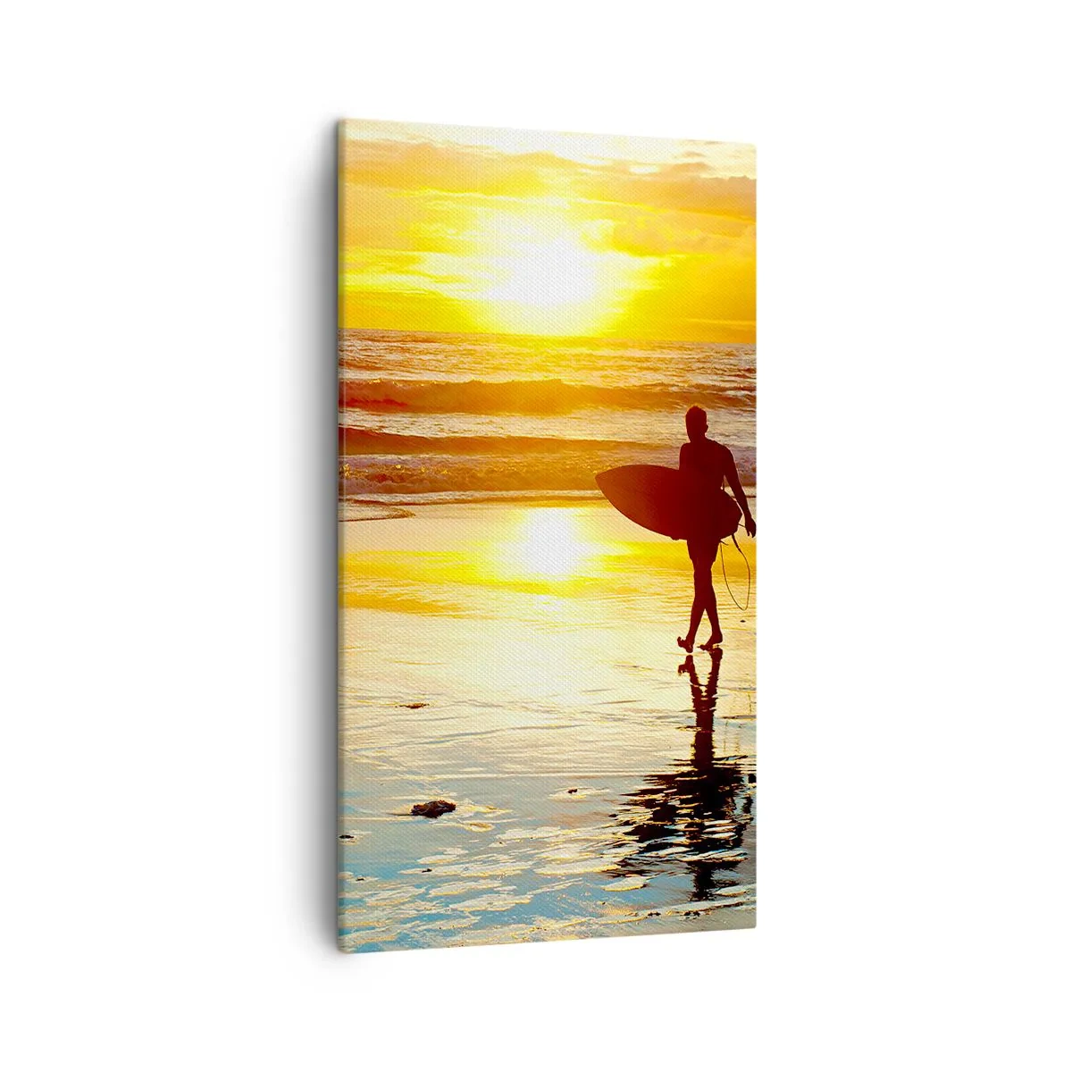 Schilderen op canvas - De terugkeer van de krijger - 45x80 cm