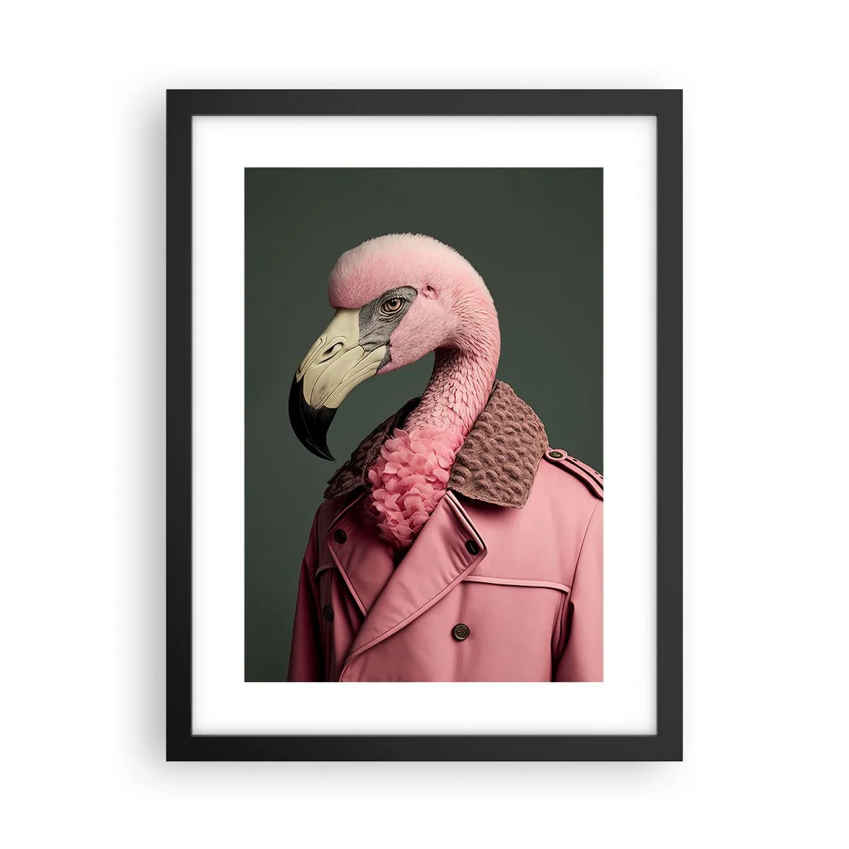 Poster in een zwarte lijst - Echte elegantie - 30x40 cm