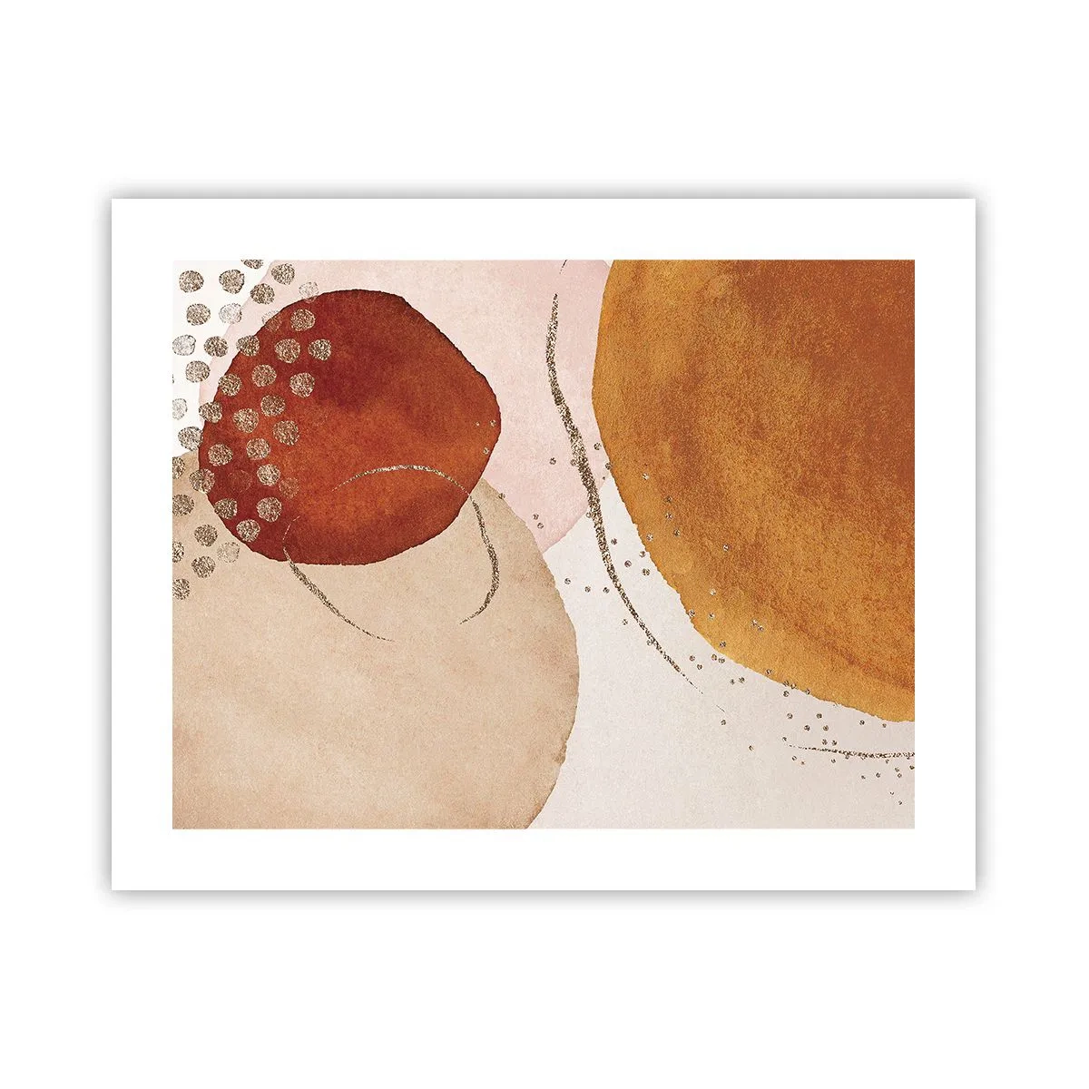 Poster - Rondheid en beweging - 50x40 cm