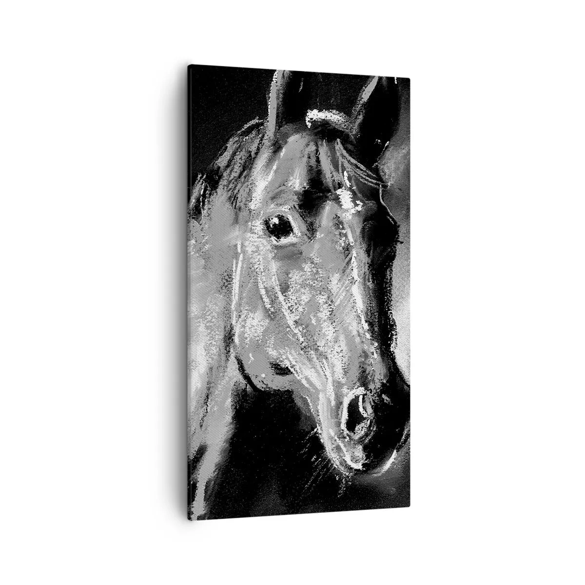 Schilderen op canvas - De glans van een nobele ziel - 55x100 cm