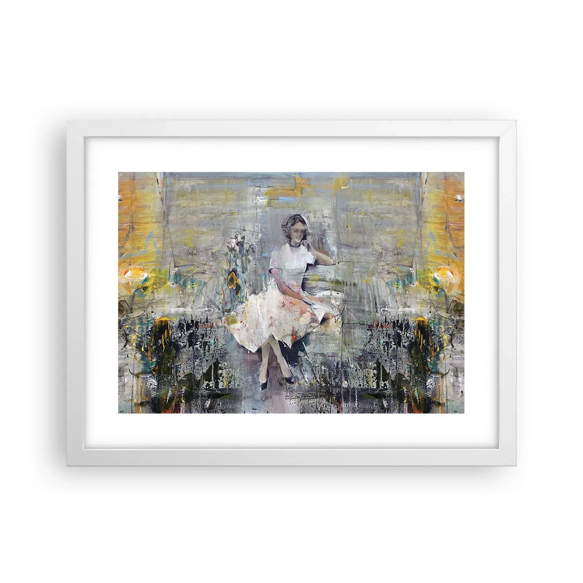 Poster in een witte lijst - Klassiek en modern - 40x30 cm