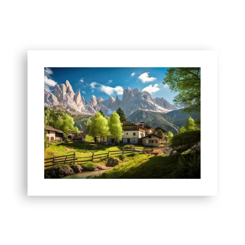 Poster - Alpine idylle - 40x30 cm