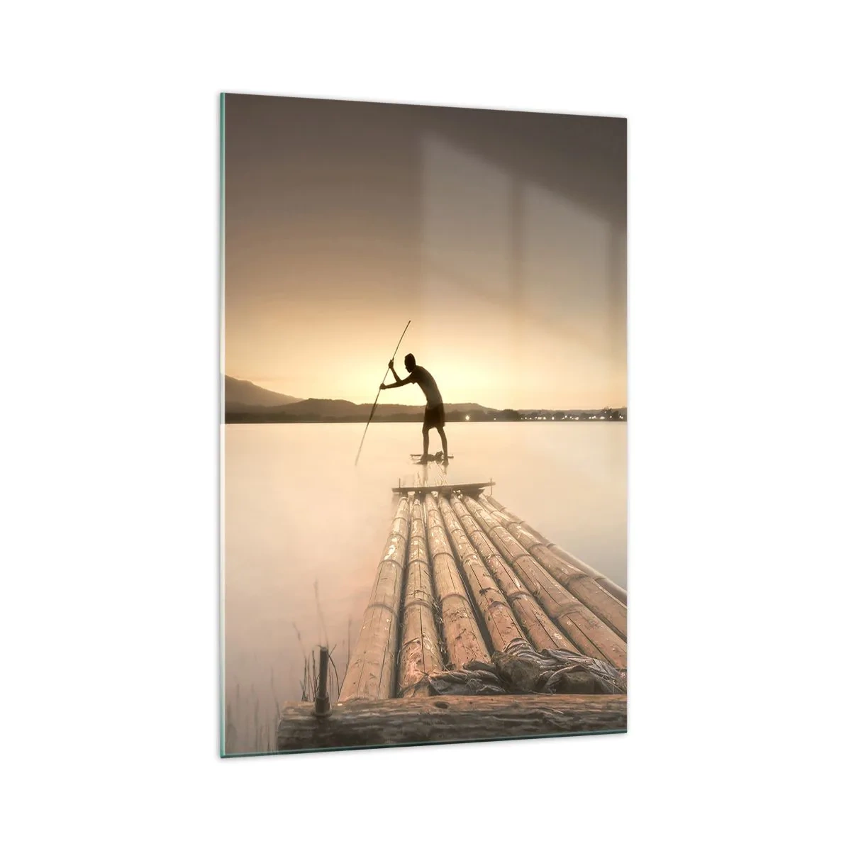 Schilderen op glas - Voor het slapen gaan - 70x100 cm