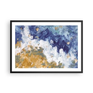 Poster in een zwarte lijst - Dans der Elementen - 70x50 cm