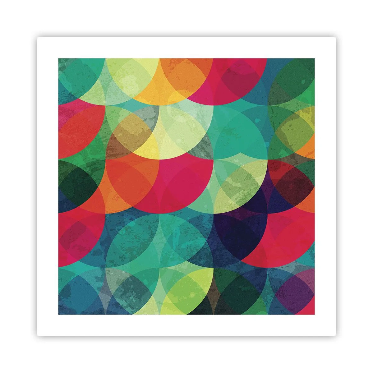 Poster - Beklimming naar de regenboog - 50x50 cm