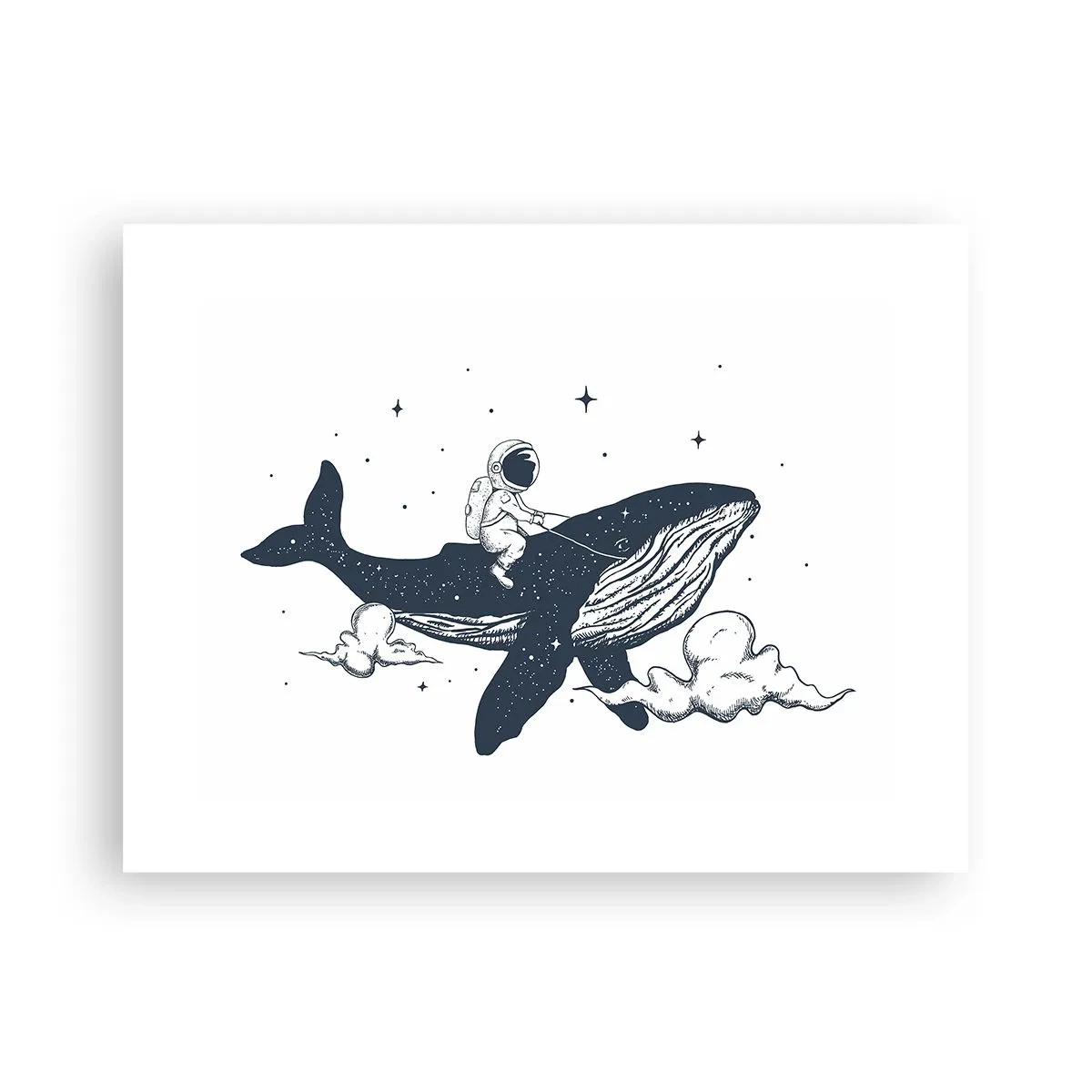 Poster - Ruimte avontuur - 40x30 cm