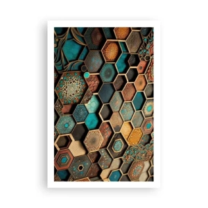 Poster - Arabische ornamenten – variatie - 61x91 cm