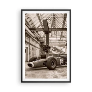 Poster in een zwarte lijst - De rust van de winnaar - 61x91 cm