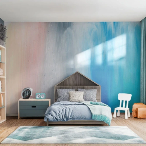 Fotobehang Standard Eco - Elementen: lucht - Abstractie, Deel, Pastel - 250x175 cm