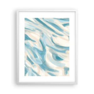 Poster in een witte lijst - Lente briesjes - 40x50 cm
