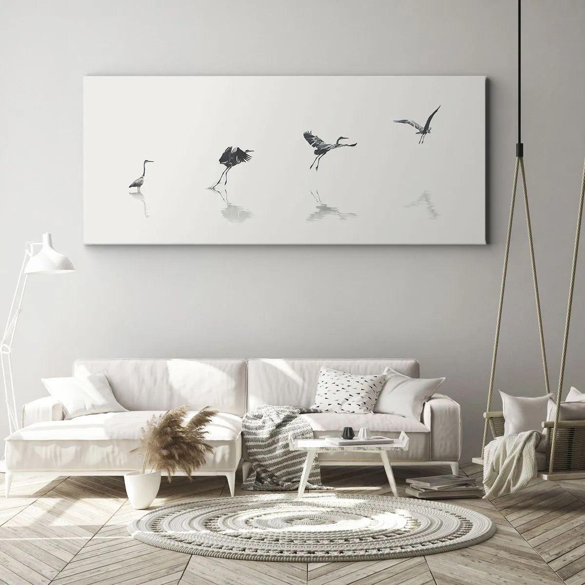 Schilderen op canvas - Vier eenvoudige stappen - 160x50 cm