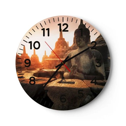 Wandklok - Klok - Weer van grote wijsheid - 30x30 cm