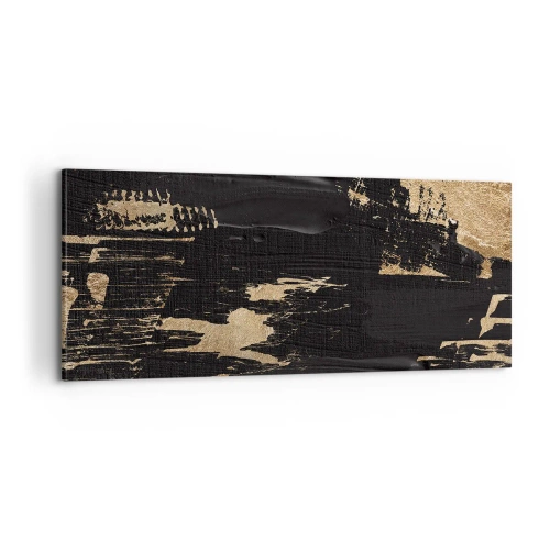 Schilderen op canvas - Spoor van aanraking - 100x40 cm