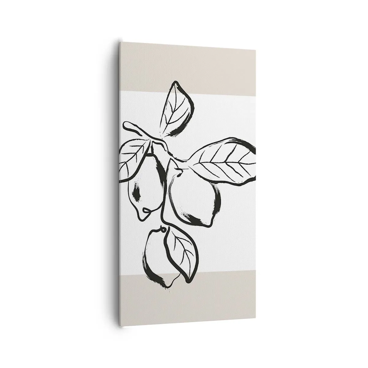 Schilderen op canvas - Waar de citroen rijpt... - 65x120 cm