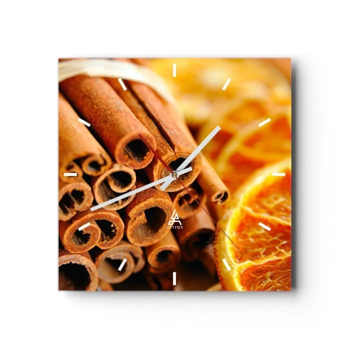 Wandklok - Klok - Kun je hun geur ruiken? - 40x40 cm