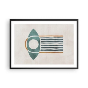 Poster in een zwarte lijst - Tekens en rituelen - 70x50 cm