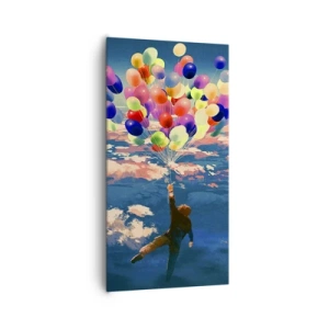 Schilderen op canvas - Een kinderdroom komt uit - 65x120 cm