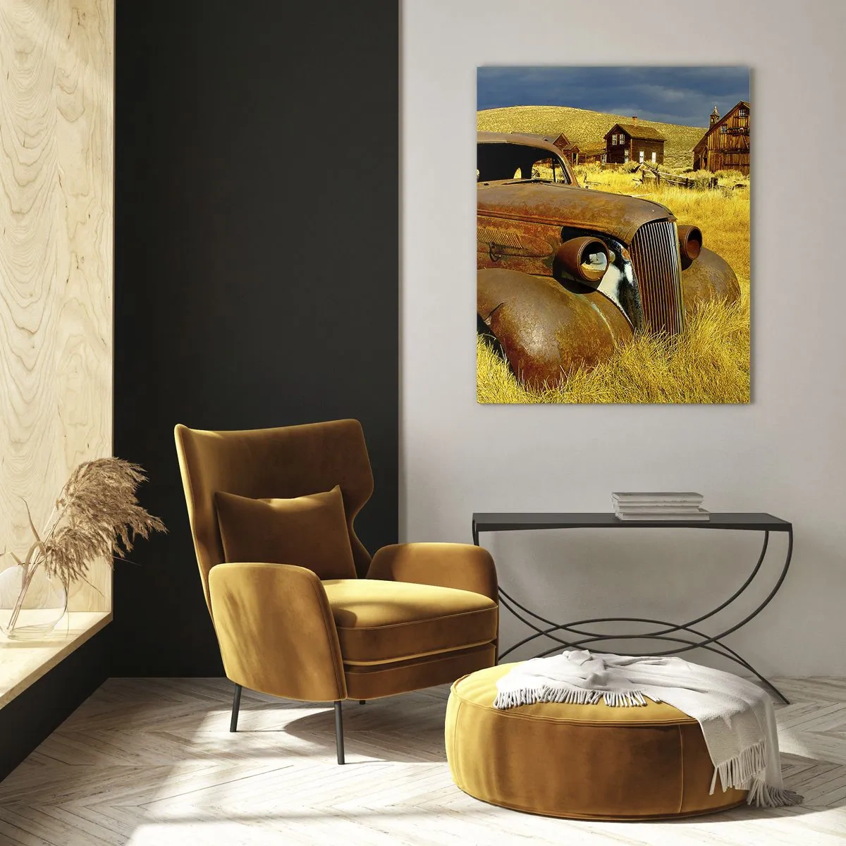 Schilderen op glas - Een welverdiende rust - 50x70 cm