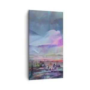 Schilderen op canvas - Onder een welwillende hemel - 55x100 cm