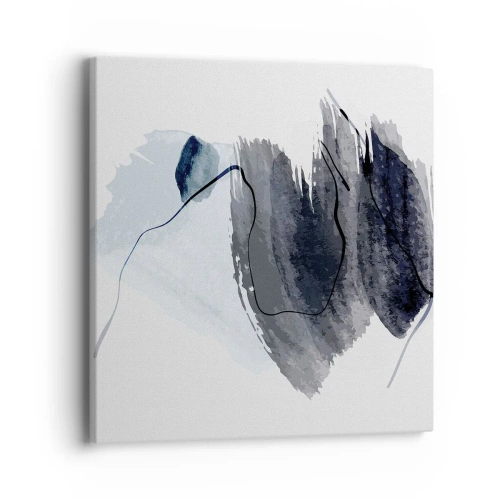 Schilderen op canvas - Intensiteit en beweging - 40x40 cm