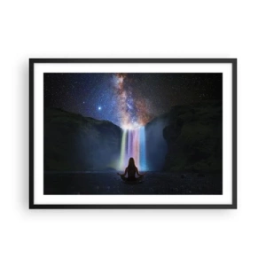 Poster in een zwarte lijst - Absolute harmonie - 70x50 cm