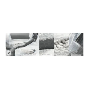 Fotobehang Monster Zelfklevend Deluxe Sticker - Een beslissende beweging - Deel, Verf, Mazance - 100x30 cm