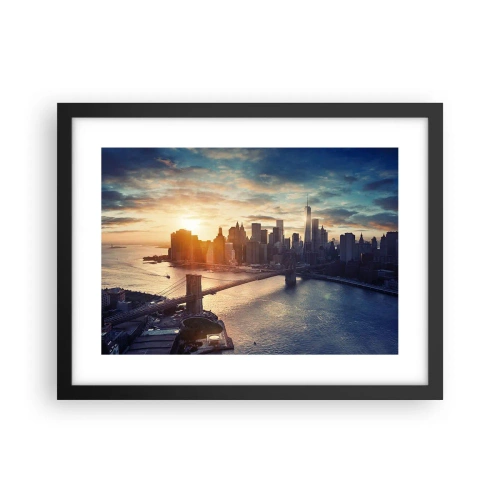 Poster in een zwarte lijst - Westers cultuurmonument - 40x30 cm