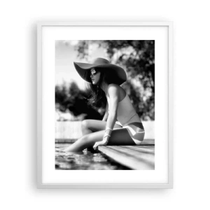 Poster in een witte lijst - Zomerdroom - 40x50 cm