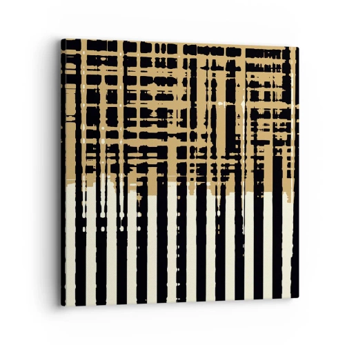 Schilderen op canvas - Architecturale abstractie - 30x30 cm