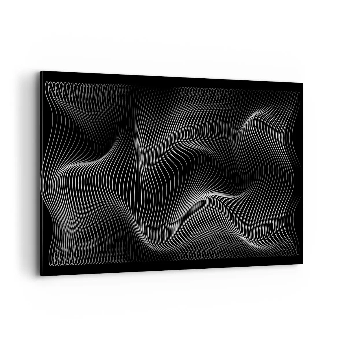 Schilderen op canvas - Dans van licht in de ruimte - 100x70 cm